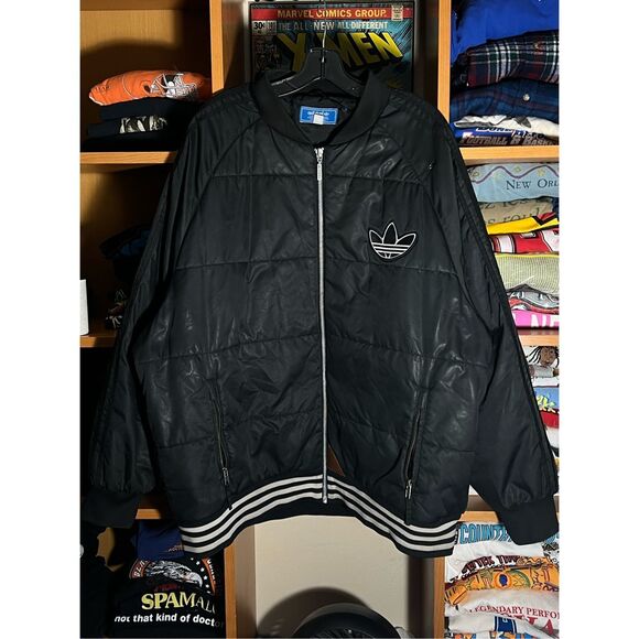 Adidas Original Full Zip Puffer Jacket - Picture 1 of 11